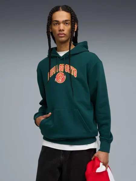Худи Puma зеленое