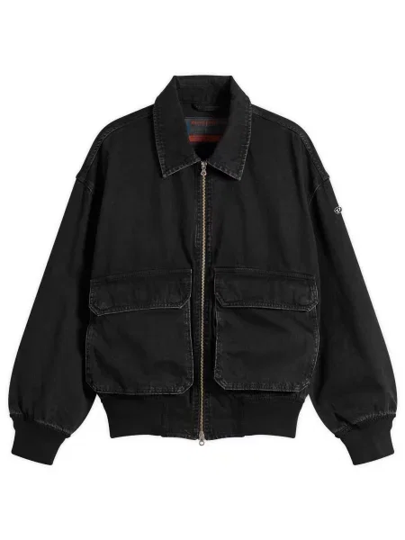 Kurtka jeansowa Diesel czarna