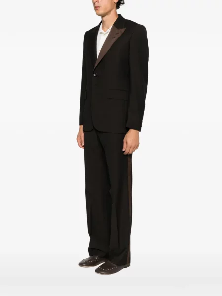 Sacou Wales Bonner din satin negru