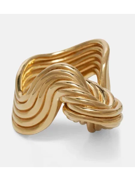 Inel Bottega Veneta auriu