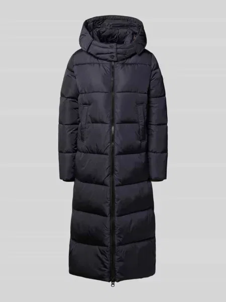 Płaszcz pikowany o kroju regular fit z wpuszczanymi model ‘Colette’ Save The Duck czarny