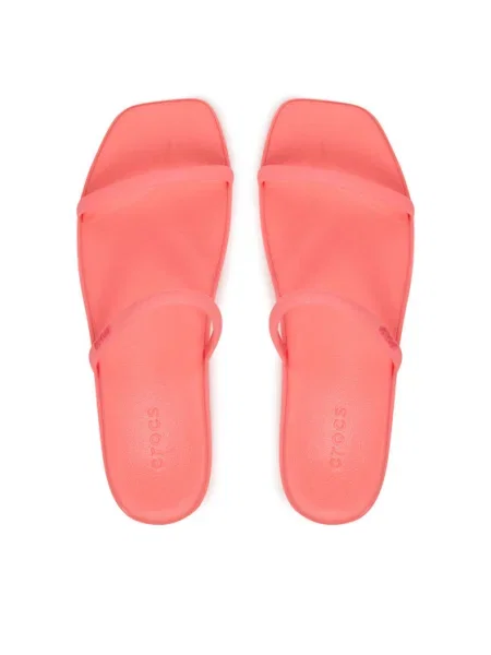 Papuci Crocs cu bretele roz