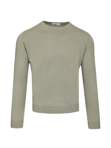 Lung tricou Al Duca D’aosta 1902 cu decolteu rotund verde