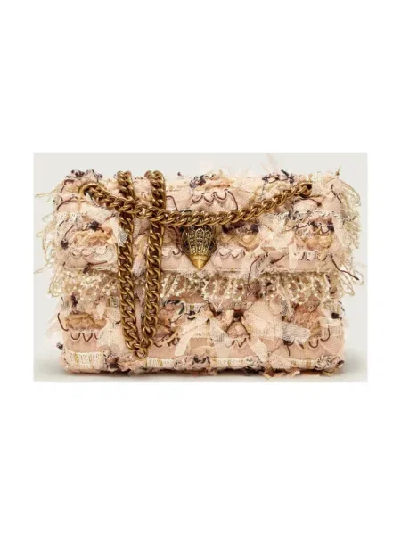 Kurt Geiger De tul geantă pe umăr MINI KENSINGTON bej