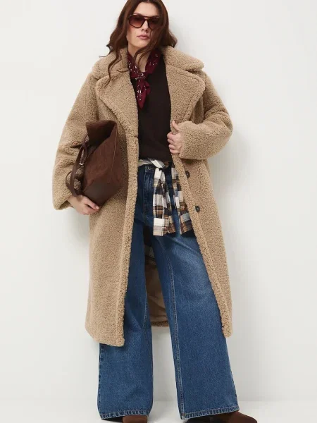 Палто Medicine кафяво