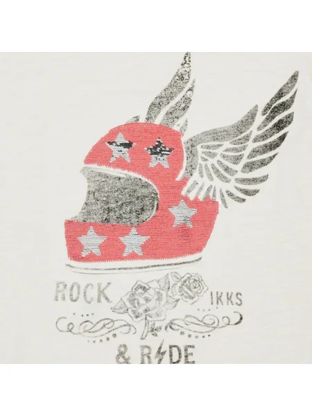 Tricou copii Ikks alb