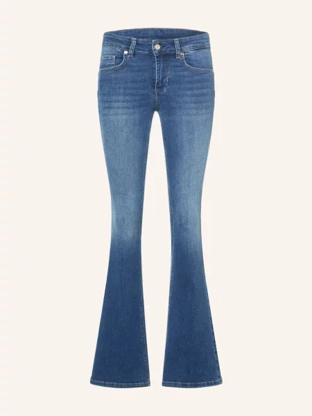 Liu Jo Bootcut Džíny den.blue short root modré