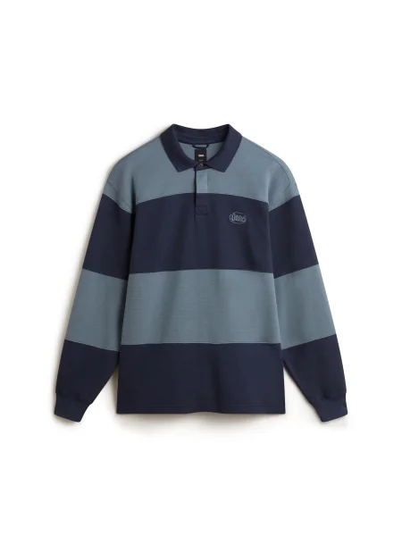 VANS Majica Bowman Rugby mornarska / golobje modra