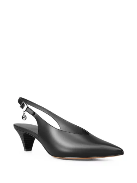 Pantofi cu toc Michael Kors din piele slingback negru