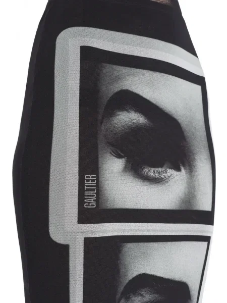Fusta maxi Jean Paul Gaultier negru