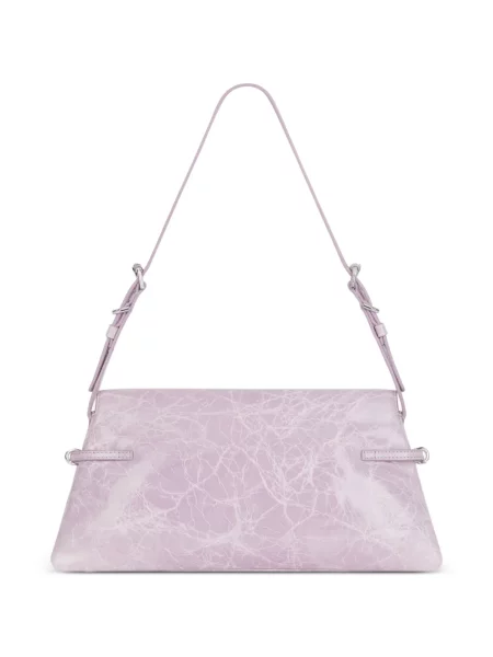 Geantă Givenchy din piele de lac violet