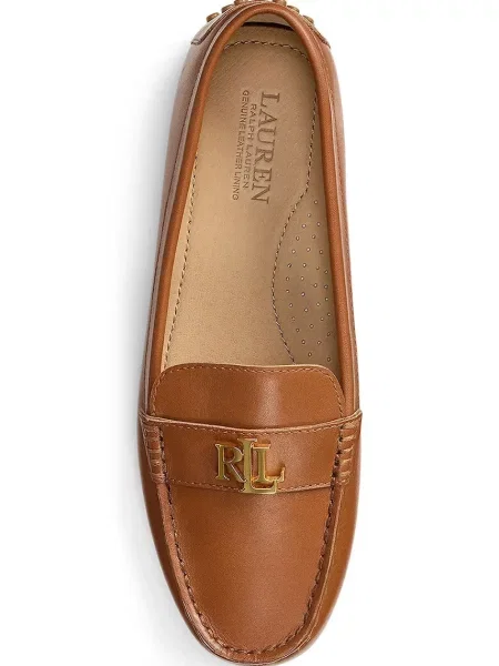 Lauren Ralph Lauren Кожени мокасини Barnsbury кафяво