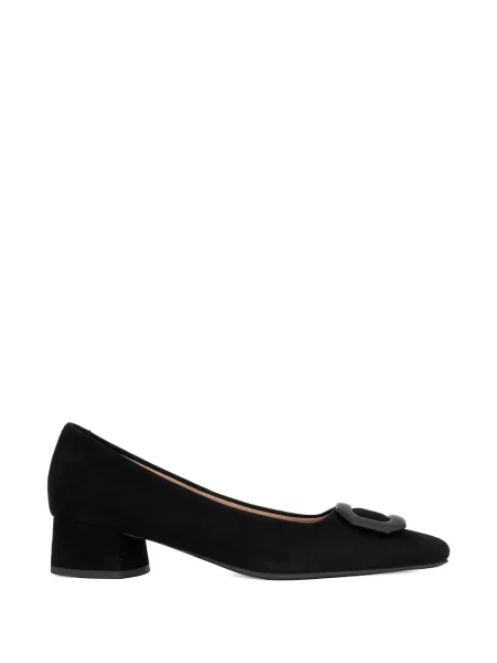 Pantofi cu toc Sergio Moretti Firenze cu cataramă negru
