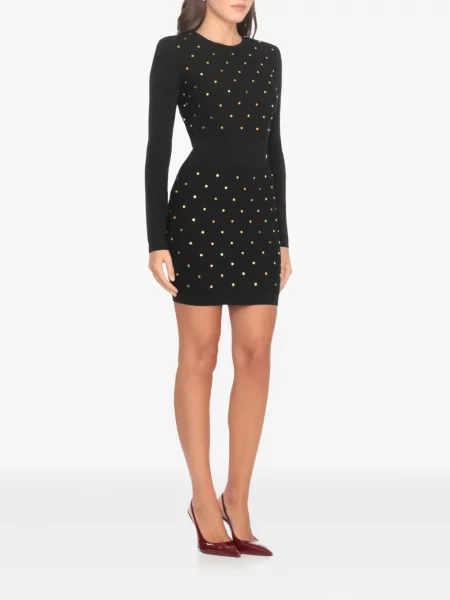Rochie mini Elisabetta Franchi cu buline de costum negru