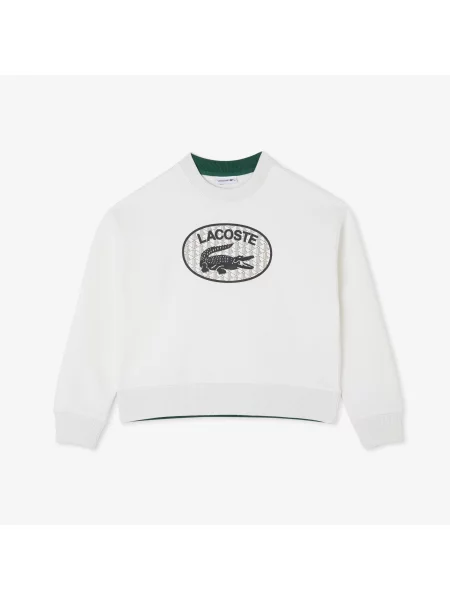Толстовка Lacoste белая