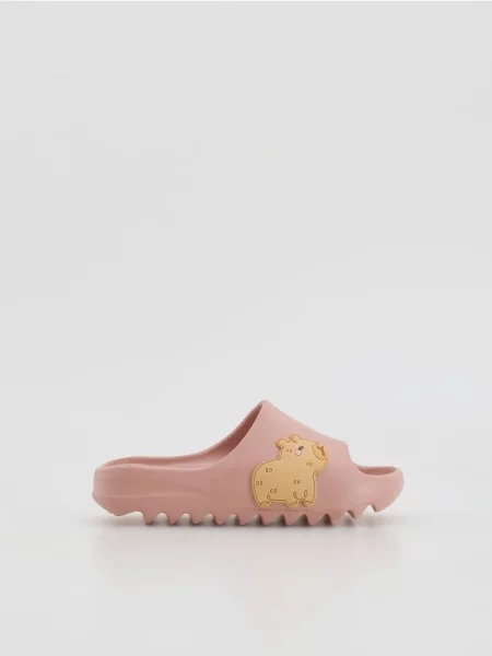 Босоножки Reserved с ремешками розовые