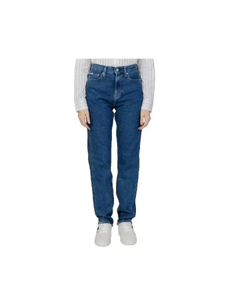 Skinny fit džínsy Calvin Klein modrá