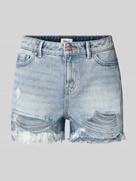 Szorty jeansowe o kroju regular fit z czystej bawełny model ‘PACY’ Only niebieskie