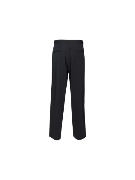 Spodnie Emporio Armani niebieskie