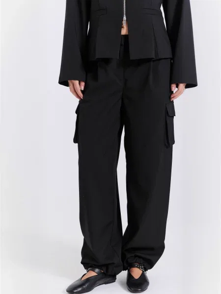 NORR Pantaloni Maysa negru