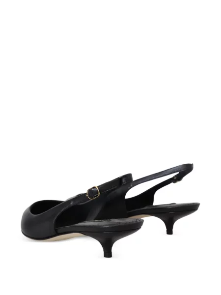 Pantofi cu toc Dolce & Gabbana din piele slingback negru