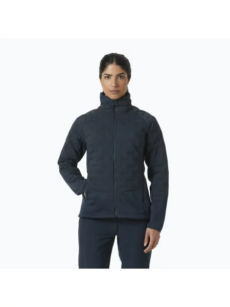 Geacă hibrid pentru femei Helly Hansen HP Hybrid Stretch Insulator navy marină