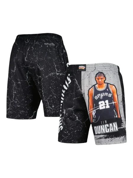 Pantaloni scurți Mitchell & Ness negru