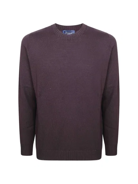 Pulover Drumohr cu decolteu rotund violet
