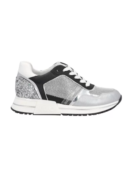 Sneakersy Liu Jo skórzane szare