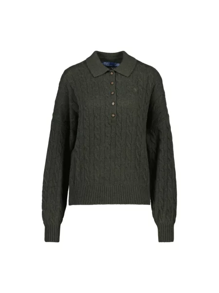 Sweter Polo Ralph Lauren wełniany zielony