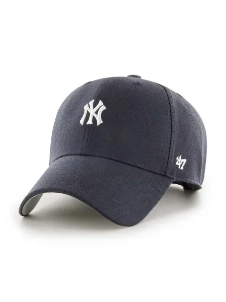 Шапка с козирка 47 brand MLB New York Yankees с апликация тъмносиньо