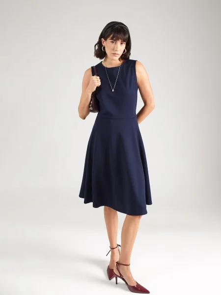 Lauren Ralph Lauren Šaty MODERN PONTE námornícka modrá