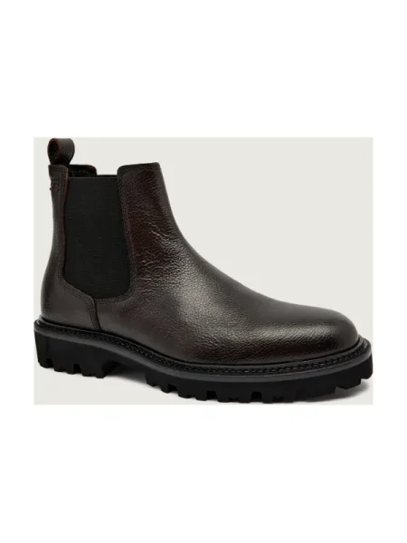 BOSS BLACK De piele ghete chelsea Julyo_Cheb_gr negru