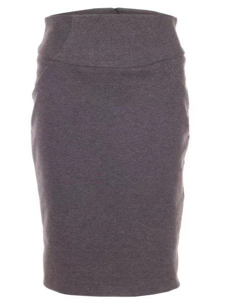 Спідниця міді LadyLike сірий