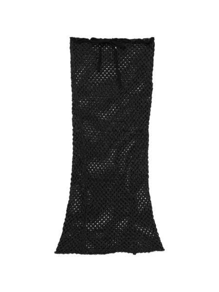 Top Elegancia tricotate negru