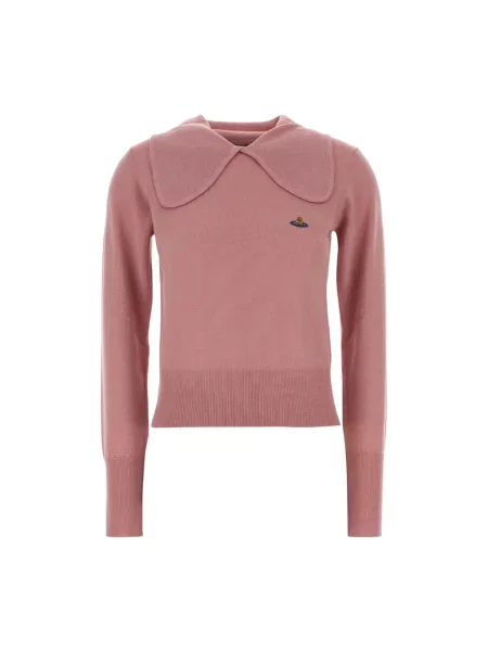 Sweter Vivienne Westwood wełniany różowy