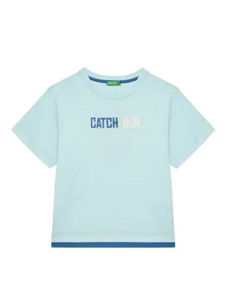 United Colors Of Benetton T-Shirt niebieski