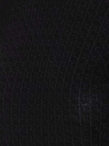Pulover Elisabetta Franchi cu decolteu rotund negru