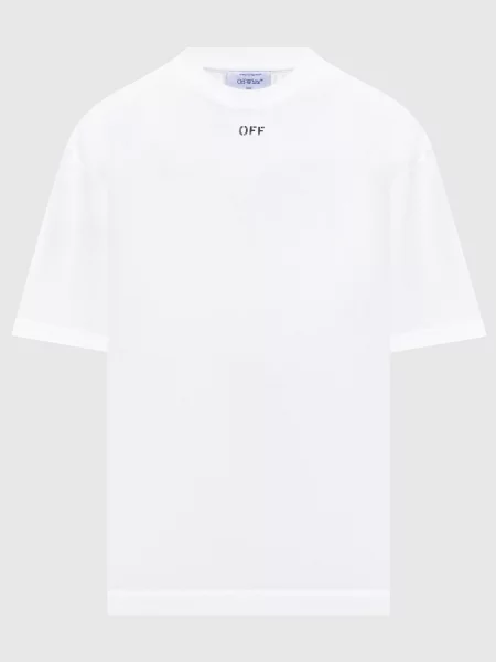 Футболка з логотипом Off-white біла
