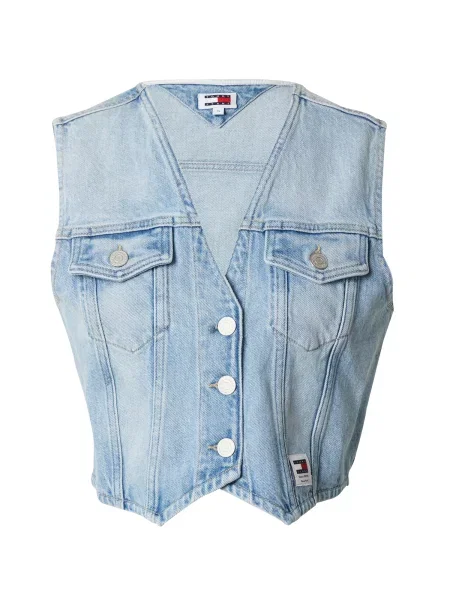 Tommy Jeans Prsluk Plava bijela