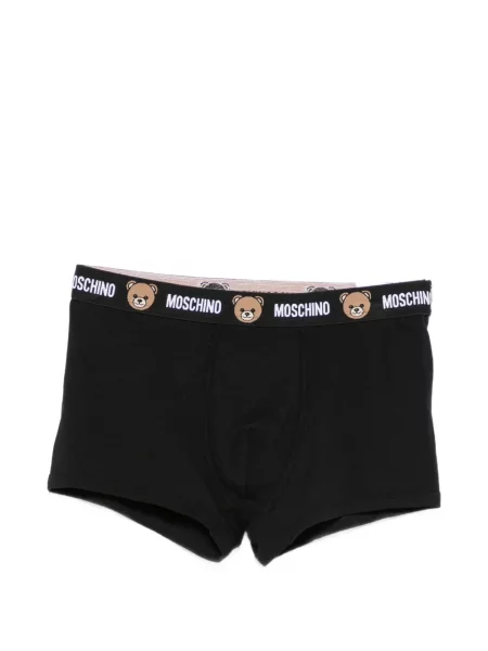 Boxeri Moschino cu autograf negru