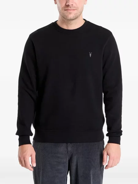 Hanorac Allsaints cu broderie negru