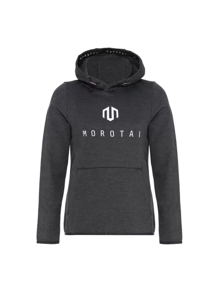 MOROTAI Sportovní mikina antracitová bílá