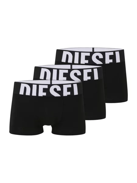 DIESEL Boxerky Damien melírovaná čierna