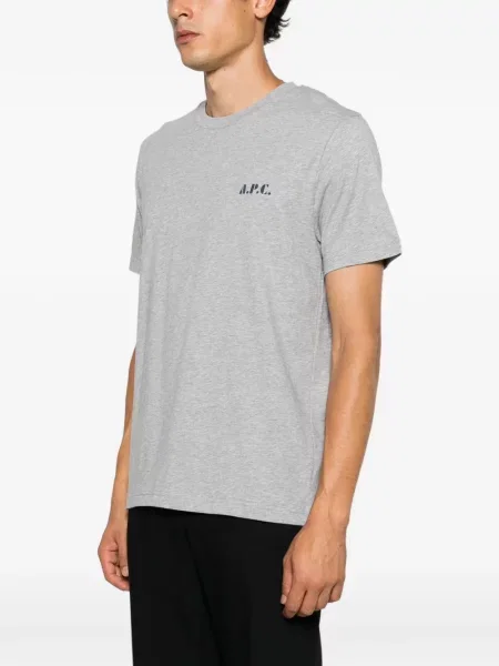 Tricou A.p.c. cu imagine gri