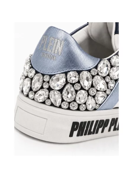 Sneakersy Philipp Plein skórzane białe