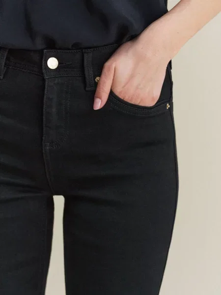 Next Jeans negru