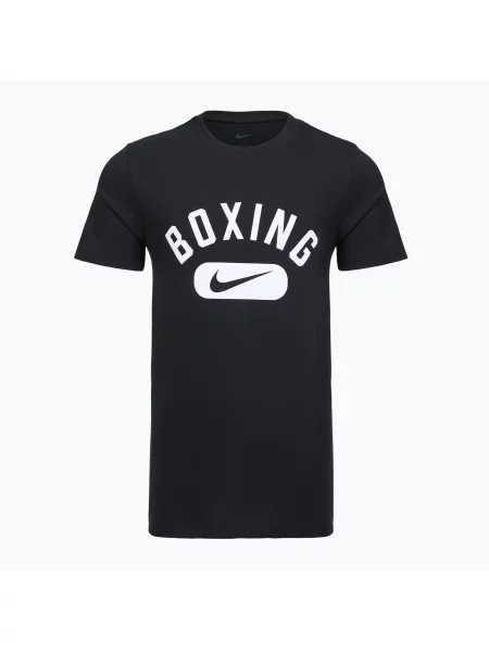 Мъжка тениска за тренировка Nike Boxing Disc DFC black/white бяло