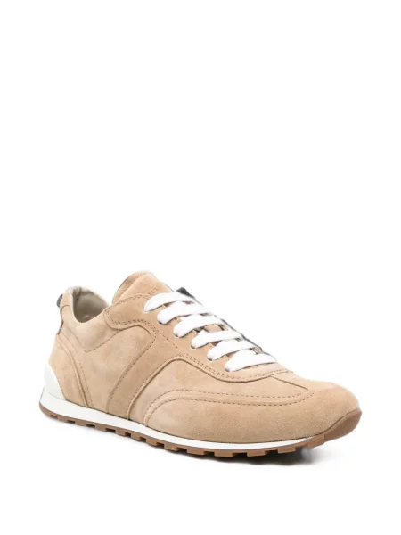 Sneakerși Brunello Cucinelli din piele de căprioară