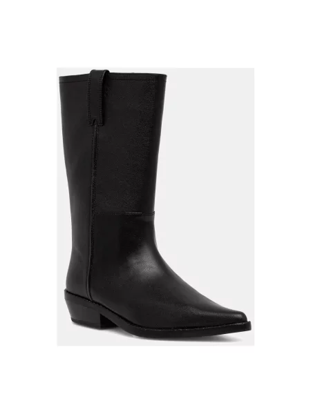 Botki Michael Kors skórzane czarne